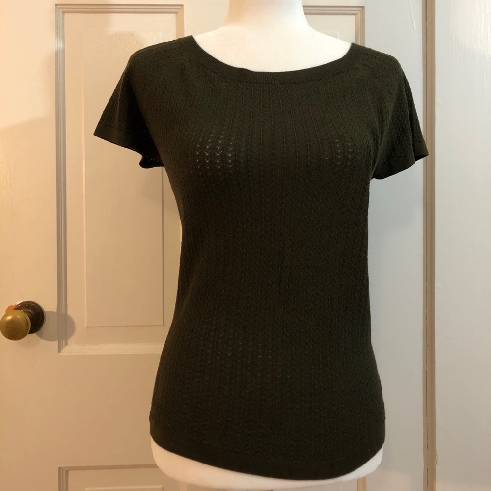 Woven Talbots Sweater